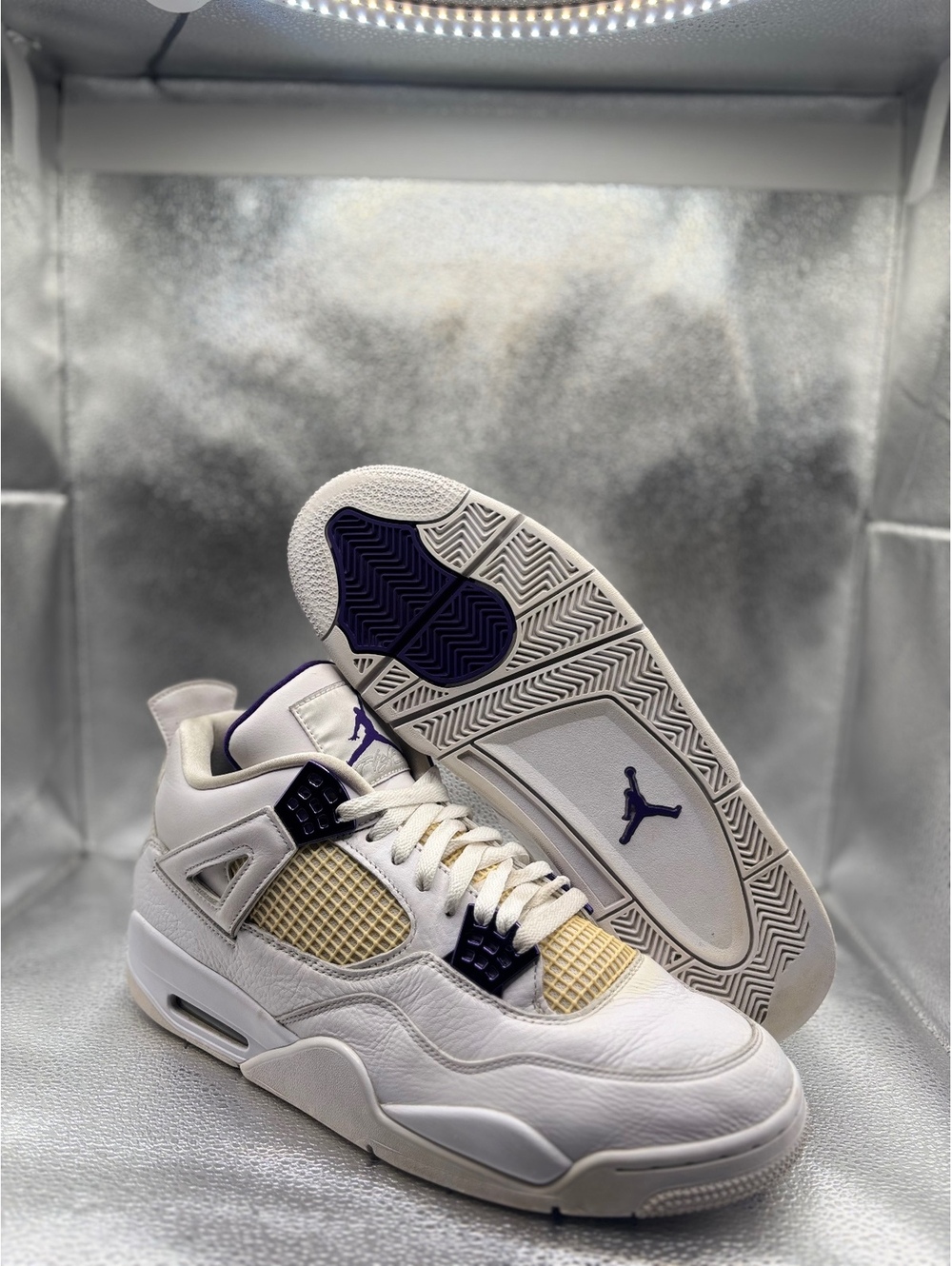 Air Jordan 4 retro metallic purple